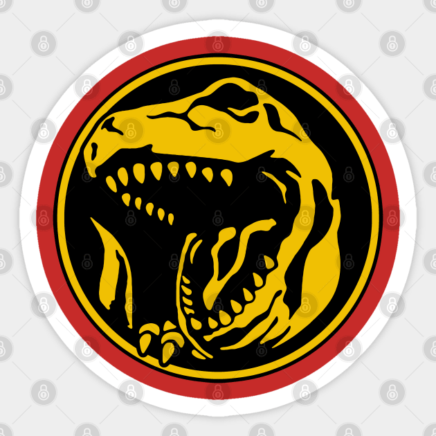 Tyrannosaurus Power Coin Sticker by Javier Casillas